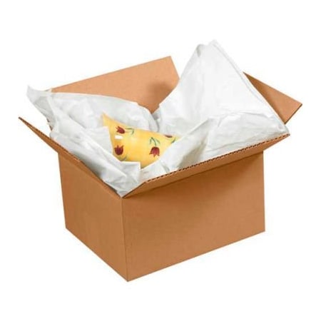 Box Packaging Industrial Grade Tissue Paper 18W x 24L White 4800 Sheets T11824